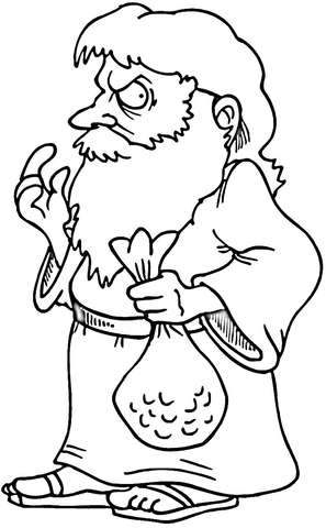 Judas Iscariot Coloring page