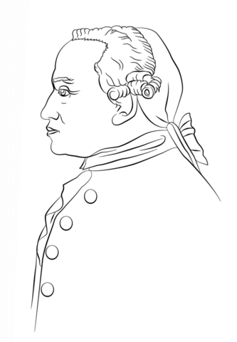 Immanuel Kant Coloring page