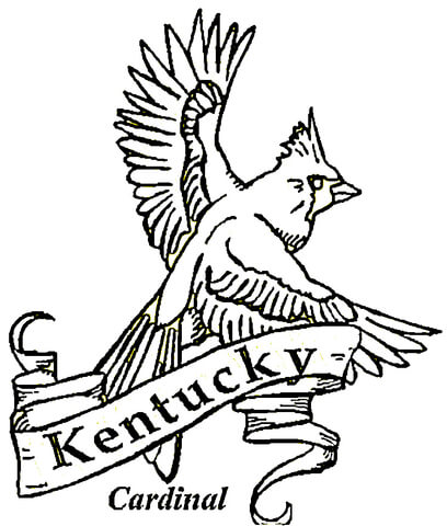 Kentucky  Coloring page