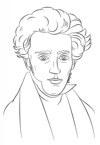 SГёren Kierkegaard Coloring page