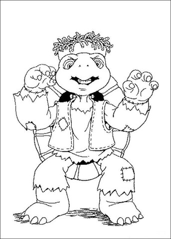 King Franklin  Coloring page