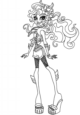 Lagoona Coloring page