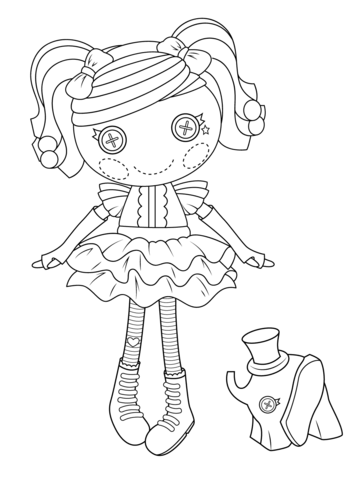 Lalaloopsy Peanut Big Top Coloring page