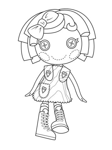 Lalaloopsy Pillow Featherbed Coloring page