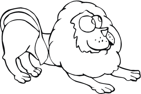 Lion 25 Coloring page