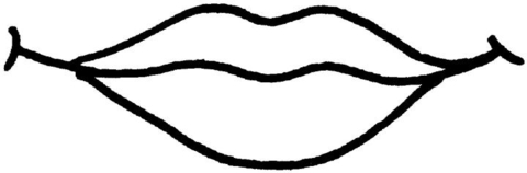 Lips  Coloring page