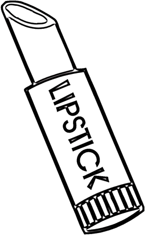 Lipstick  Coloring page