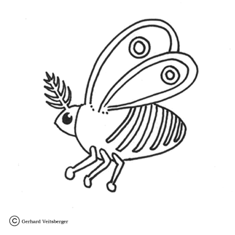 Little Little Bee  Coloring page
