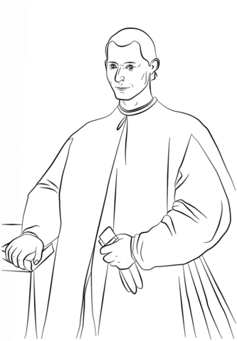 Machiavelli Coloring page