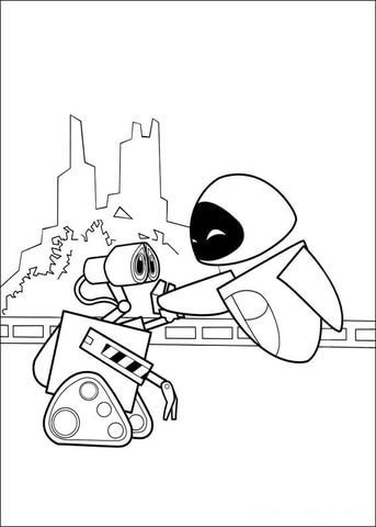 Mad Eva  Coloring page