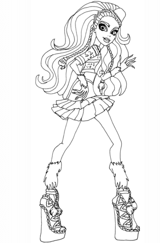 Madison Coxi Coloring page