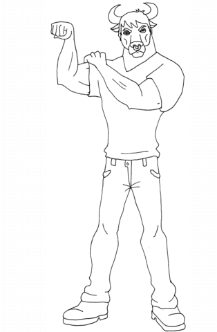 Manny Coloring page