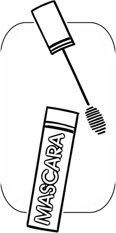 Mascara  Coloring page