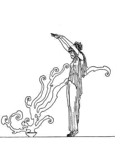 Medea Coloring page