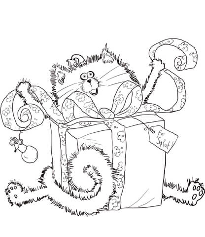 Merry Christmas Splat Coloring page