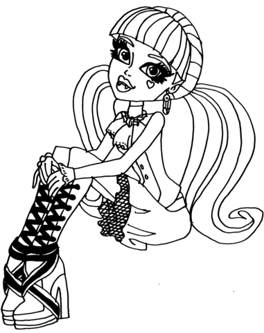 MH Draculaura Coloring page