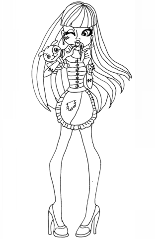 MH Frankie Coloring page