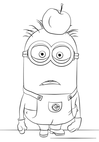 Minion Tom Coloring page