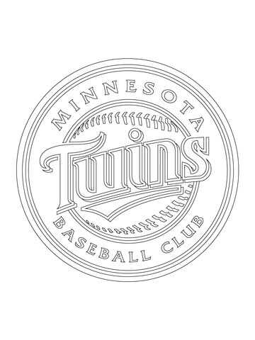 Minnesota Twins Logo  Coloring page