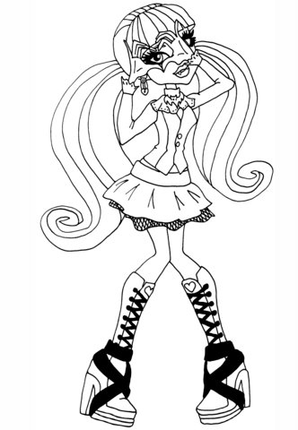 Monster High Draculaura Coloring page