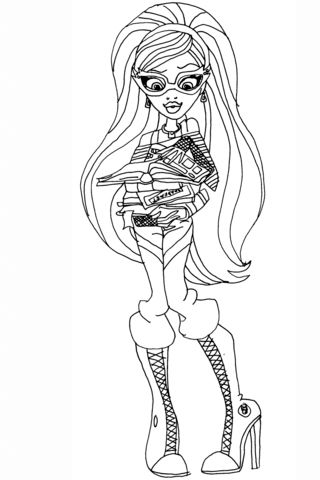 Monster High Ghoulia Coloring page