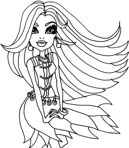 Monster High Spectra Vondergeist Coloring page