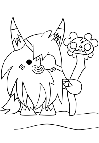 Moshi Monsters Big Bad Bill Coloring page