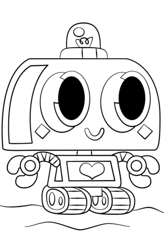 Moshi Monsters Nipper Coloring page