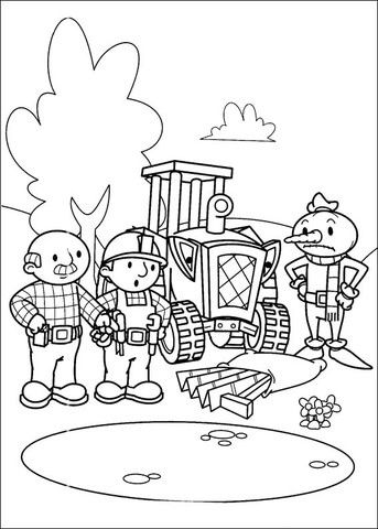 Mr. Beasley, Bob, Travis And Spud  Coloring page