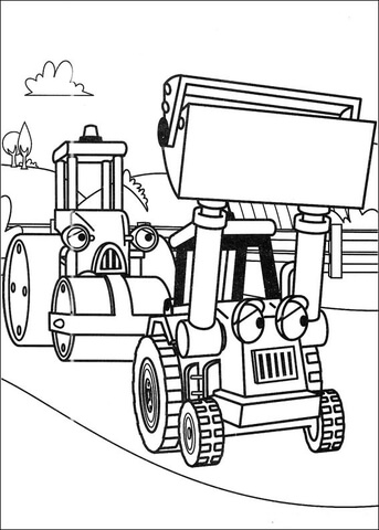 Muck And Roley  Coloring page