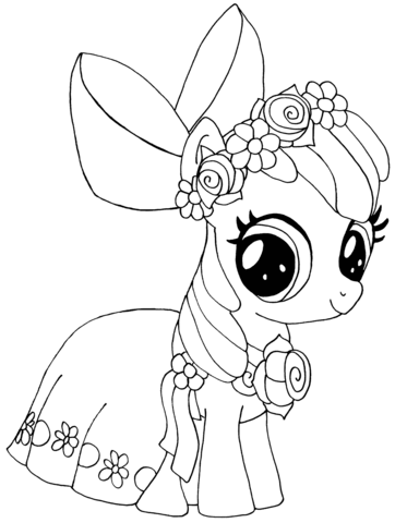 My Little Pony Apple Bloom Coloring page