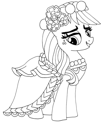 My Little Pony Applejack Coloring page