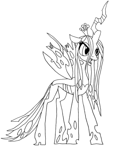 My Little Pony Queen Chrysalis Coloring page