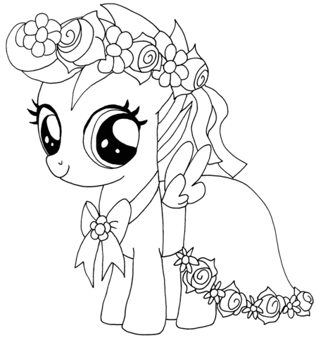 My Little Pony Scootaloo Coloring page