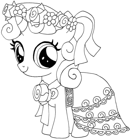 My Little Pony Sweetie Belle Coloring page