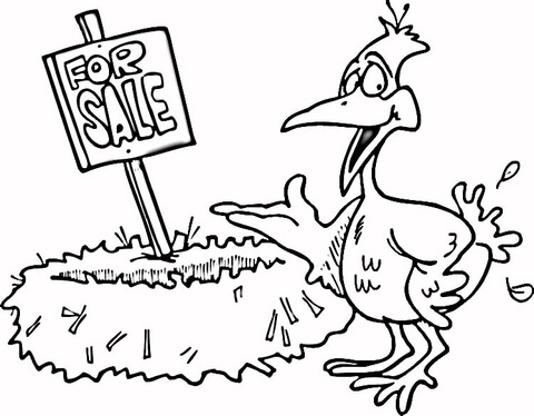 Nest for Sale  Coloring page