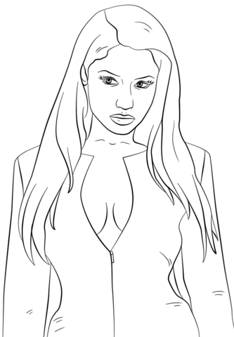 Nicki Minaj Coloring page