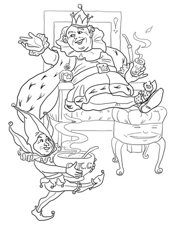 Old King Cole Coloring page