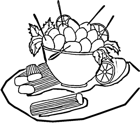 Olives From Italy  Coloring page