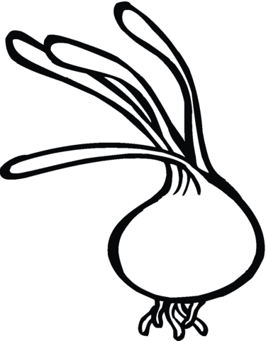 Onion 6 Coloring page