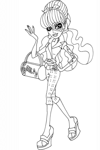 Operetta I Love Accessories Coloring page