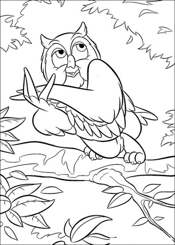 Owl  Coloring page