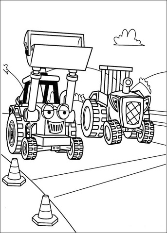 Travis And Muck  Coloring page