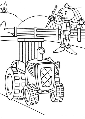 Travis And Spud In The Field  Coloring page