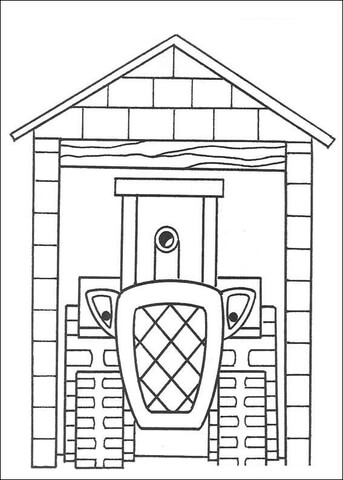 Packer In His House  Coloring page