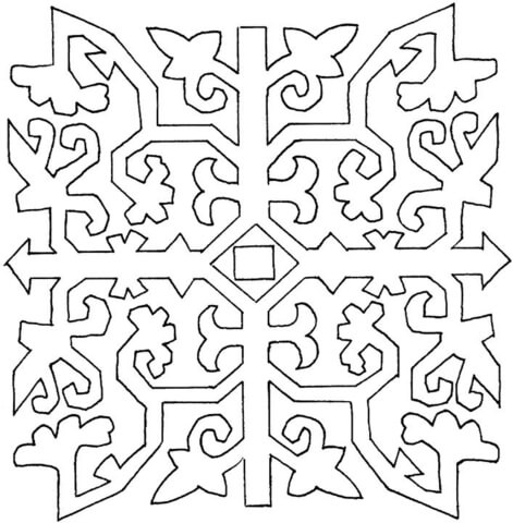 Pattern  Coloring page