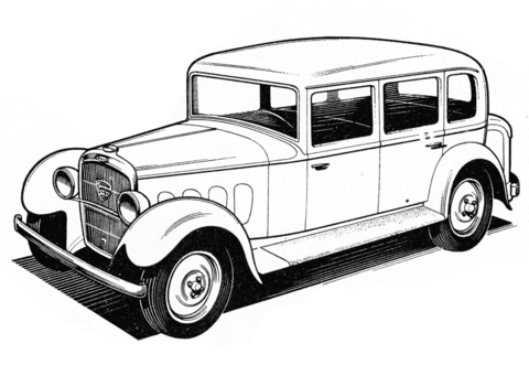 Peugeot 301C Coloring page