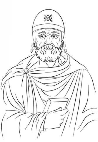 Philo of Alexandria Coloring page