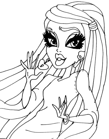 Picture Day Spectra Coloring page