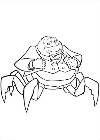 Mr. Waternoose Coloring page